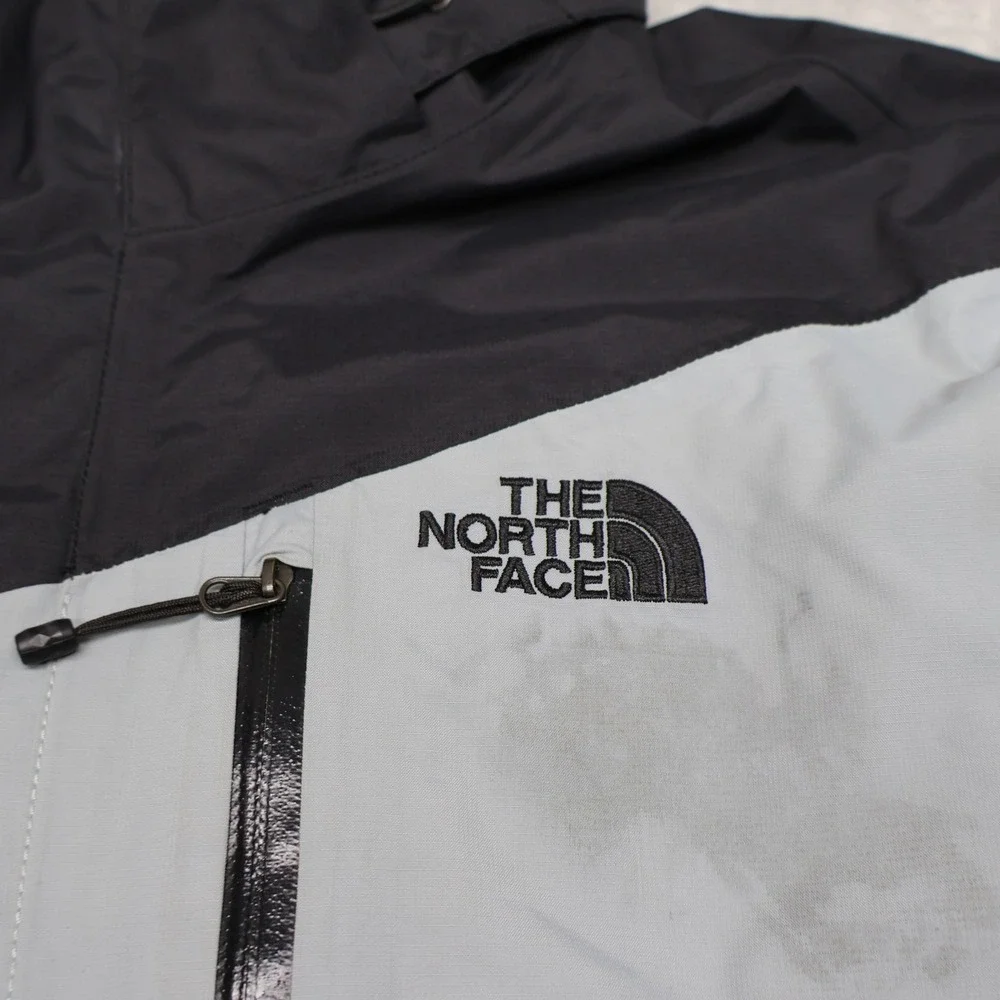 North Face Jacket Mens Large Grey Insulated Waterproof Removable Liner 3in1